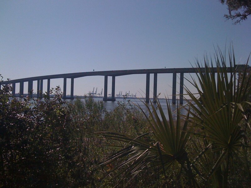 Bridge over Water — Blue