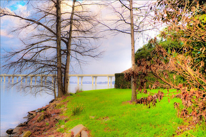Bridge over Water — Green