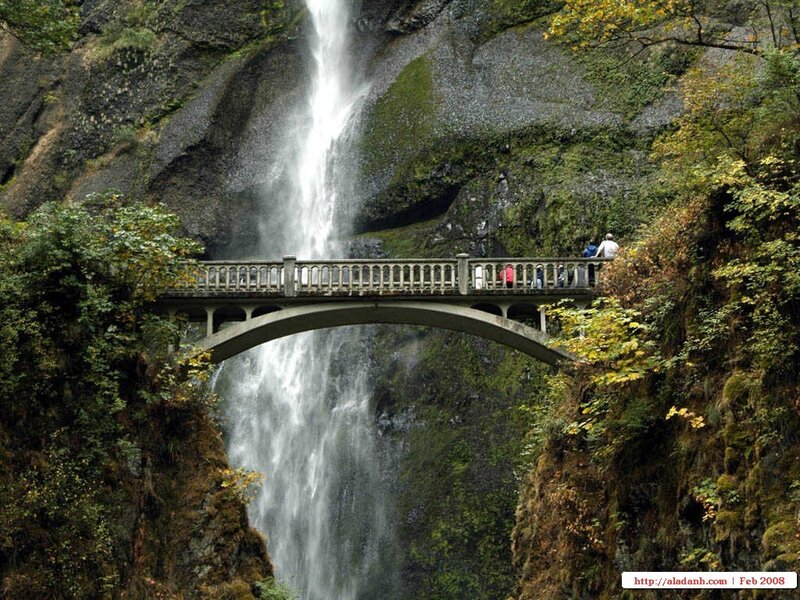 Bridge over Waterfall