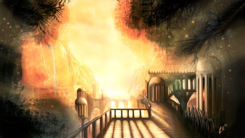 Bridge to Glowing City