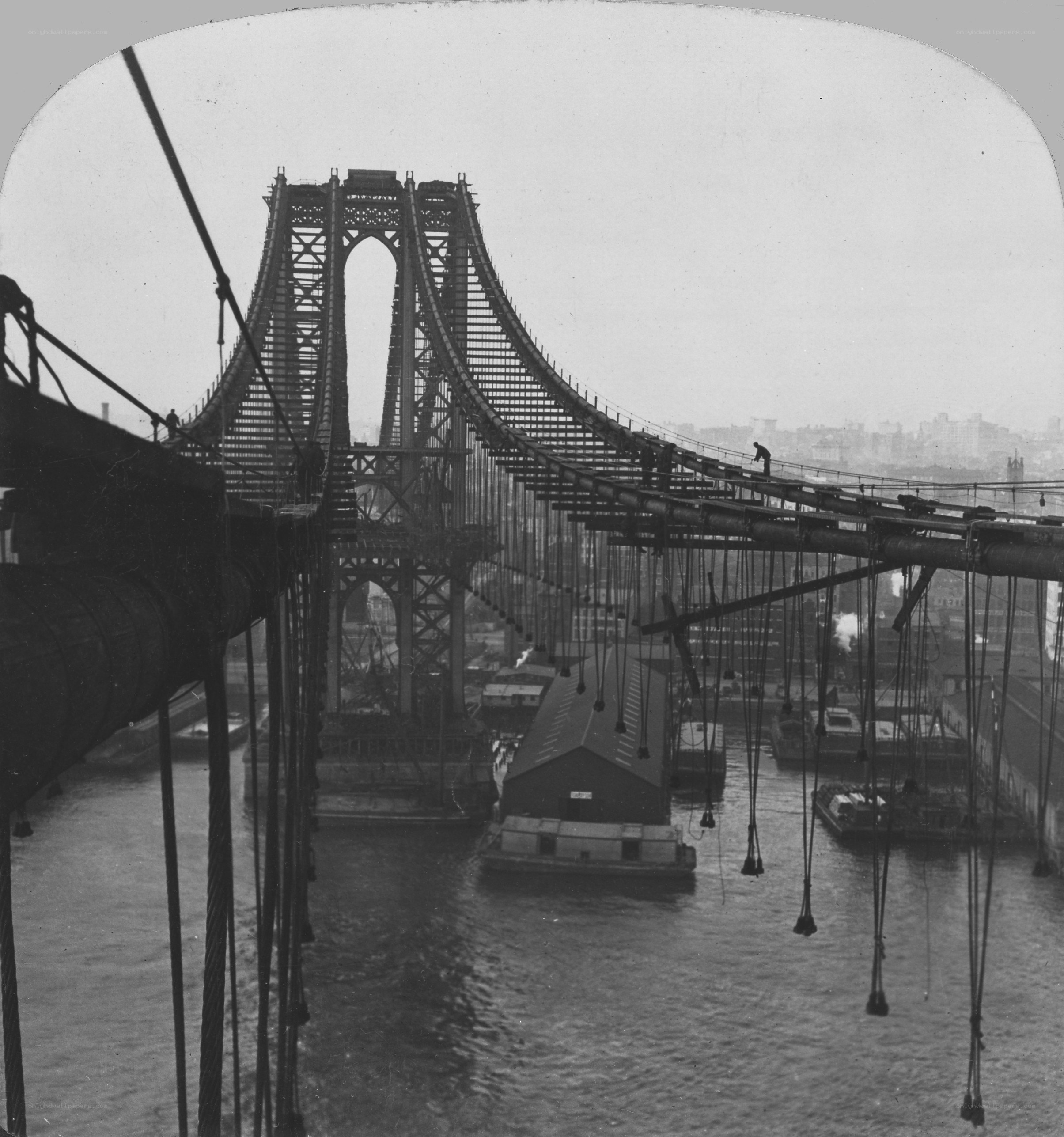 Bridge under construction