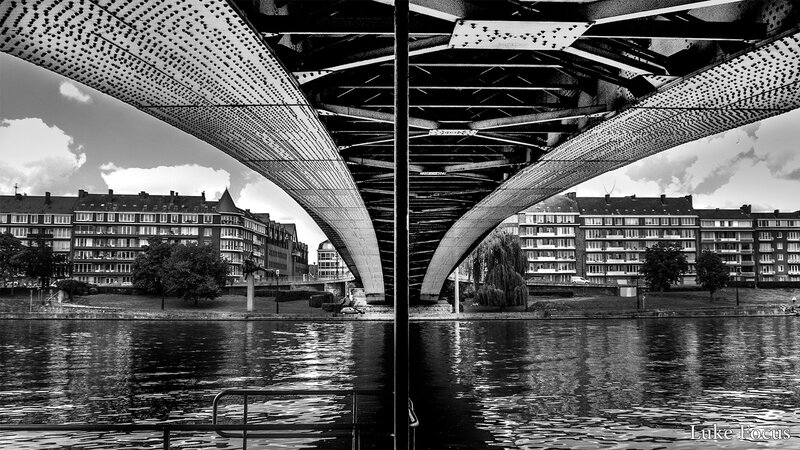 Bridge understructure view