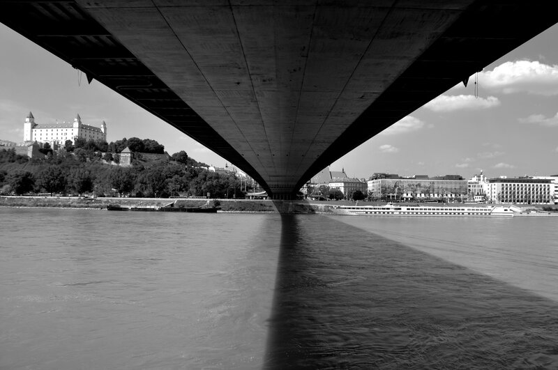 Bridge view of castle and river