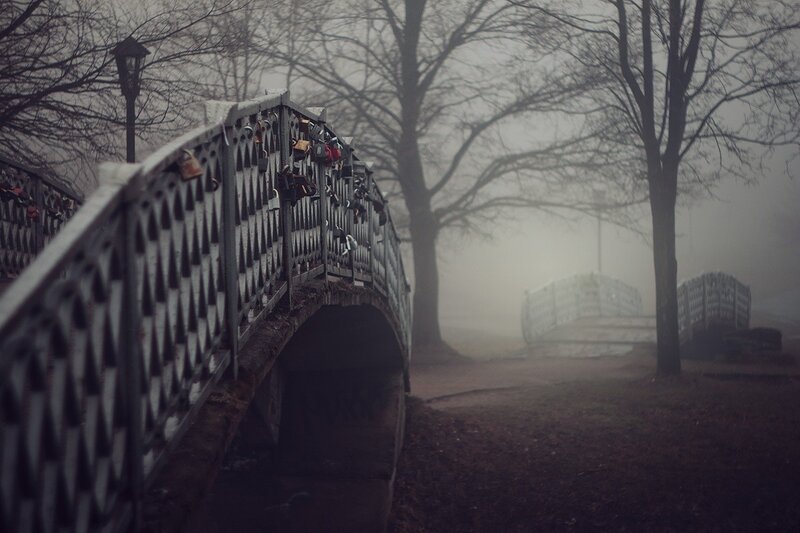 Bridge with Padlocks
