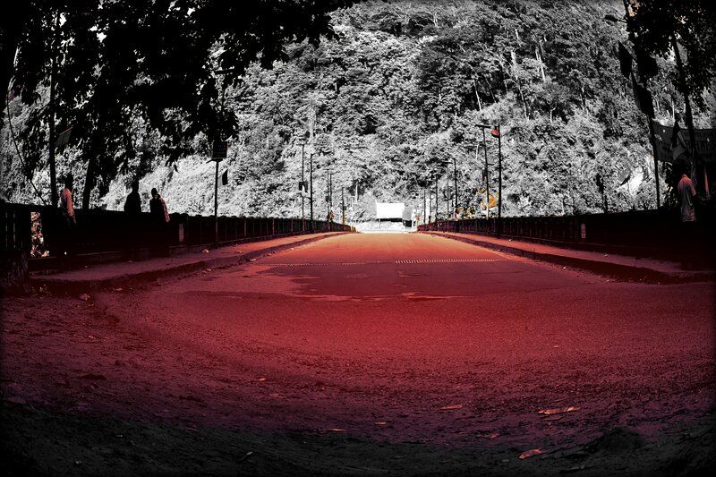 Bridge with Red Road