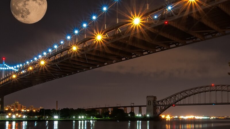 Bridges under Moonlight