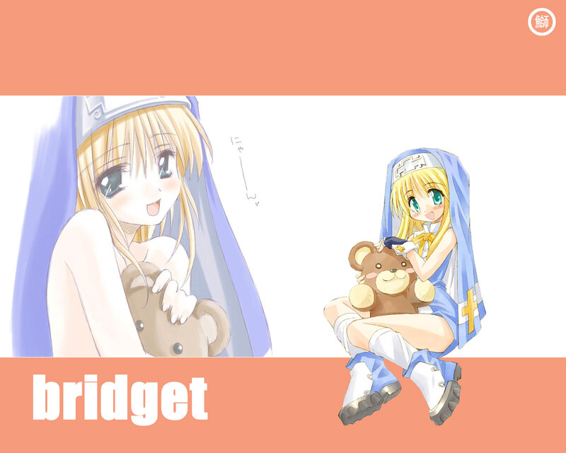 Bridget with teddy bear
