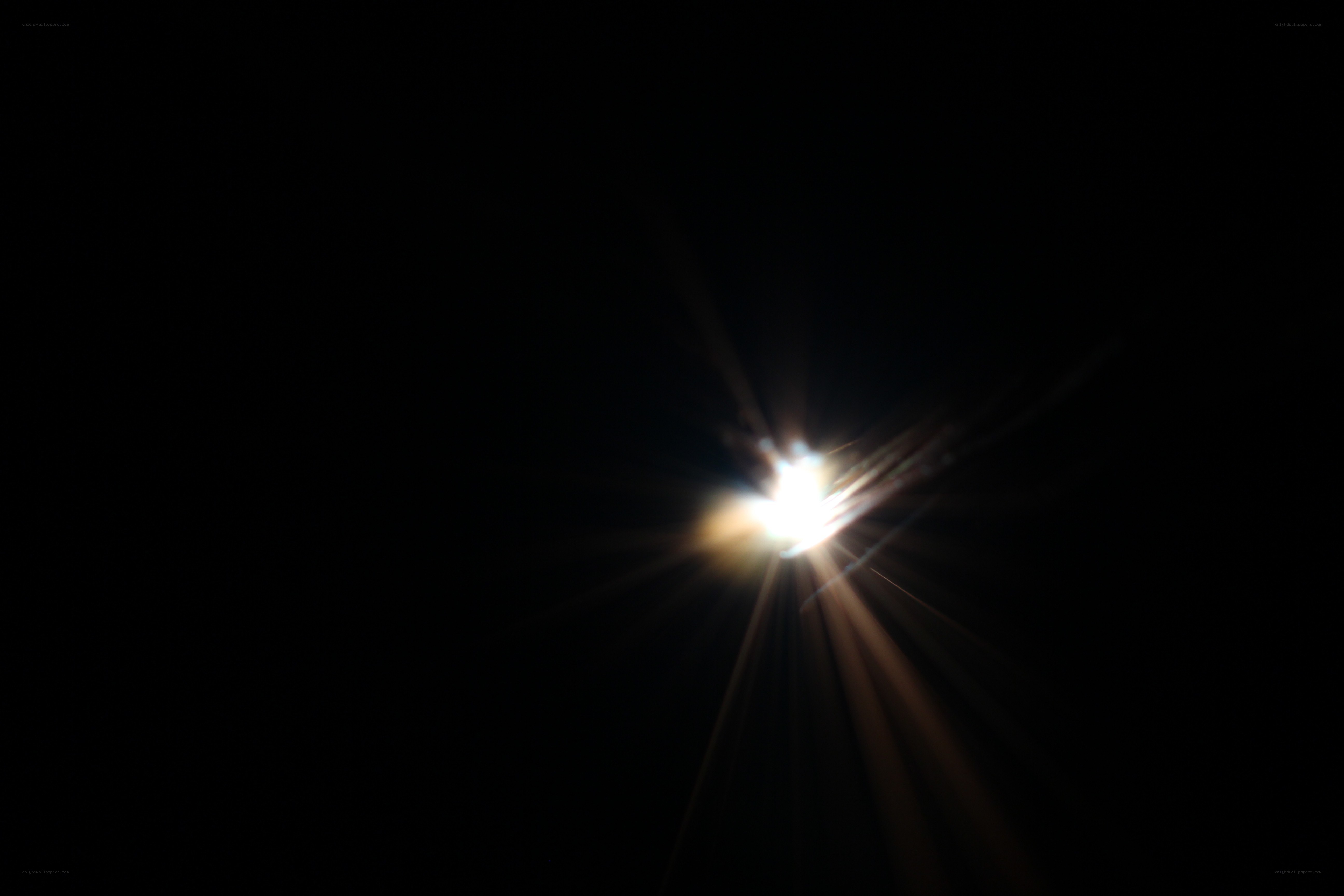 bright light burst