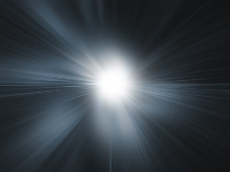 Bright Light Burst — White, Dramatic