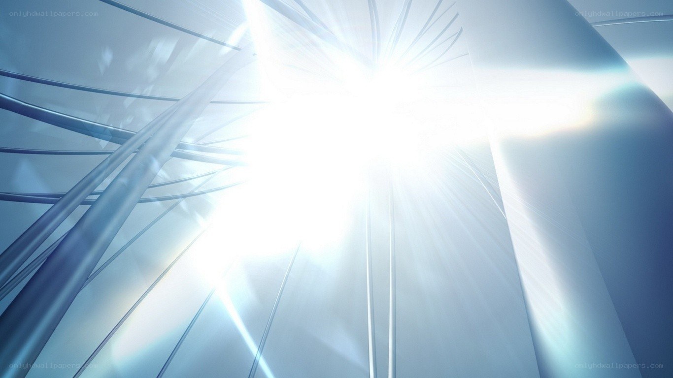 bright light in a futuristic structure