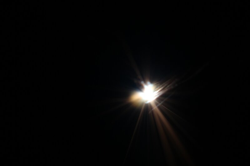Bright Light Source — Black