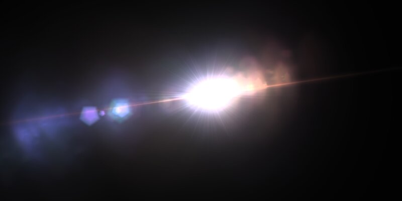 Bright Light Source — White, Dramatic, Digital Art