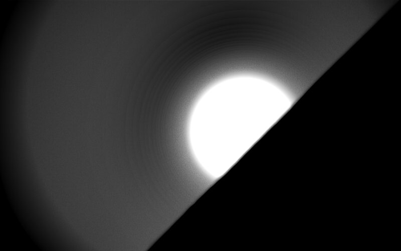 Bright Light Source — White, Dramatic