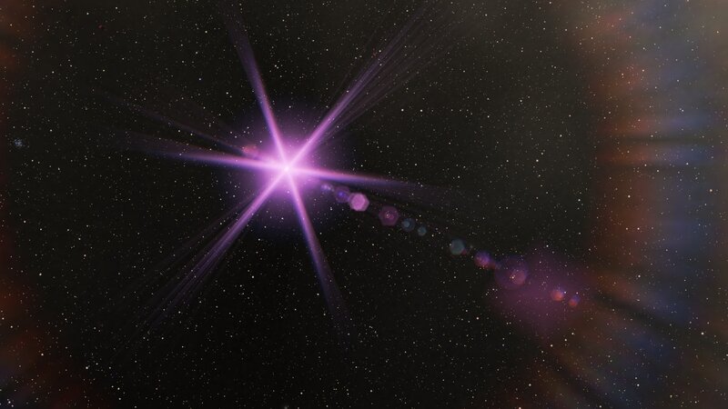 Bright Purple Star