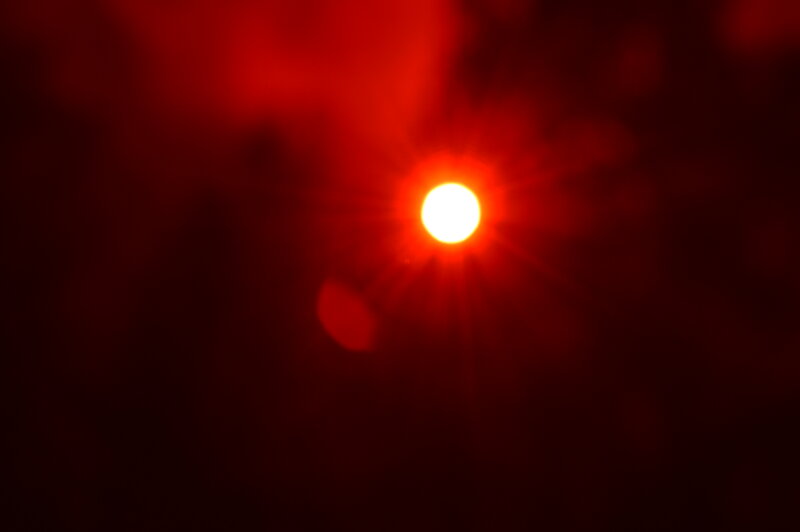 Bright Red Sun