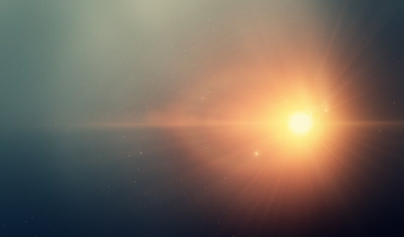 Bright Star in Space — Orange