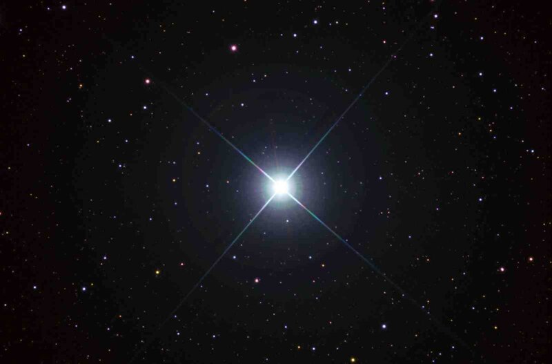 bright star in space