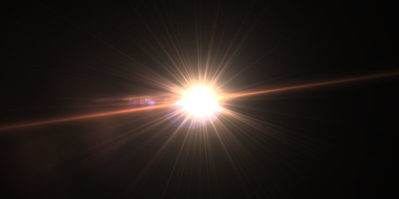 Bright Starburst Light — White