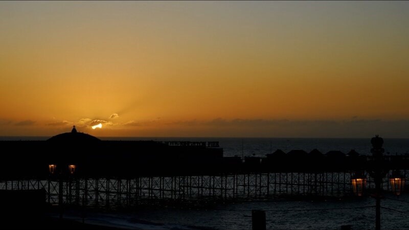Brighton Pier at Sunset