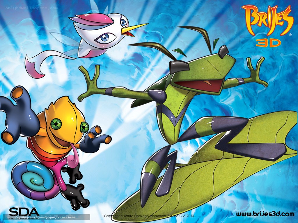 Brijes 3D characters in action