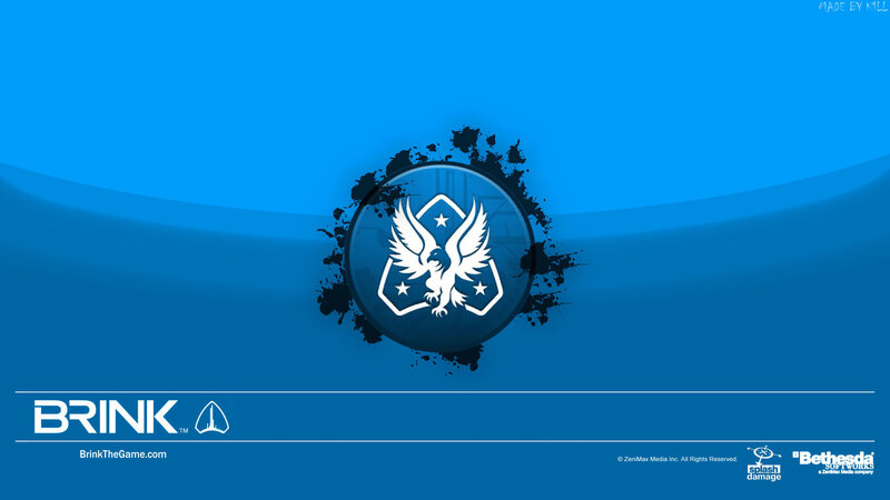 Brink Game Logo — Blue