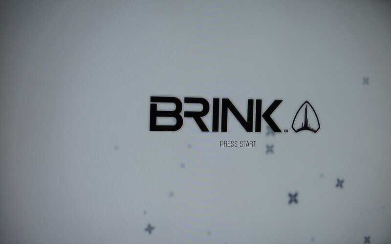 Brink game start screen