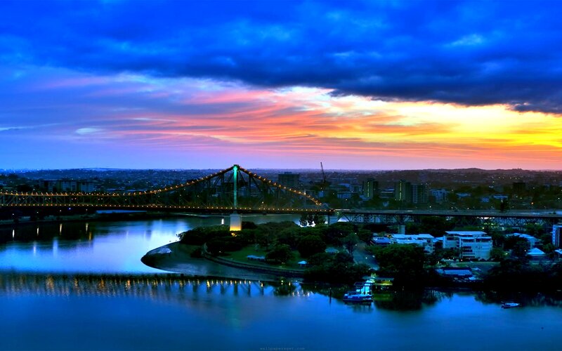Brisbane River at Dusk
