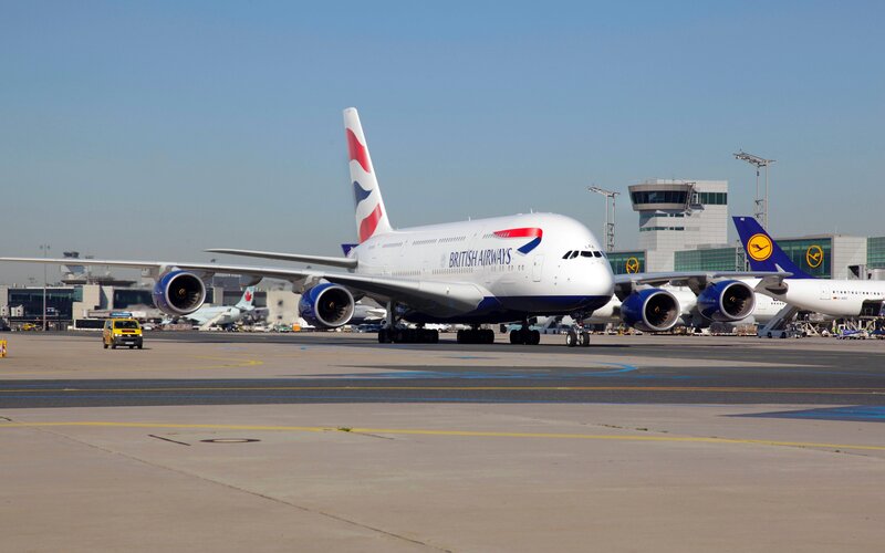 British Airways A380 — White, Calm, Afternoon