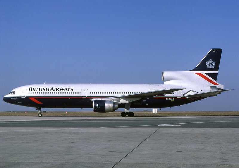 British Airways Airplane — White