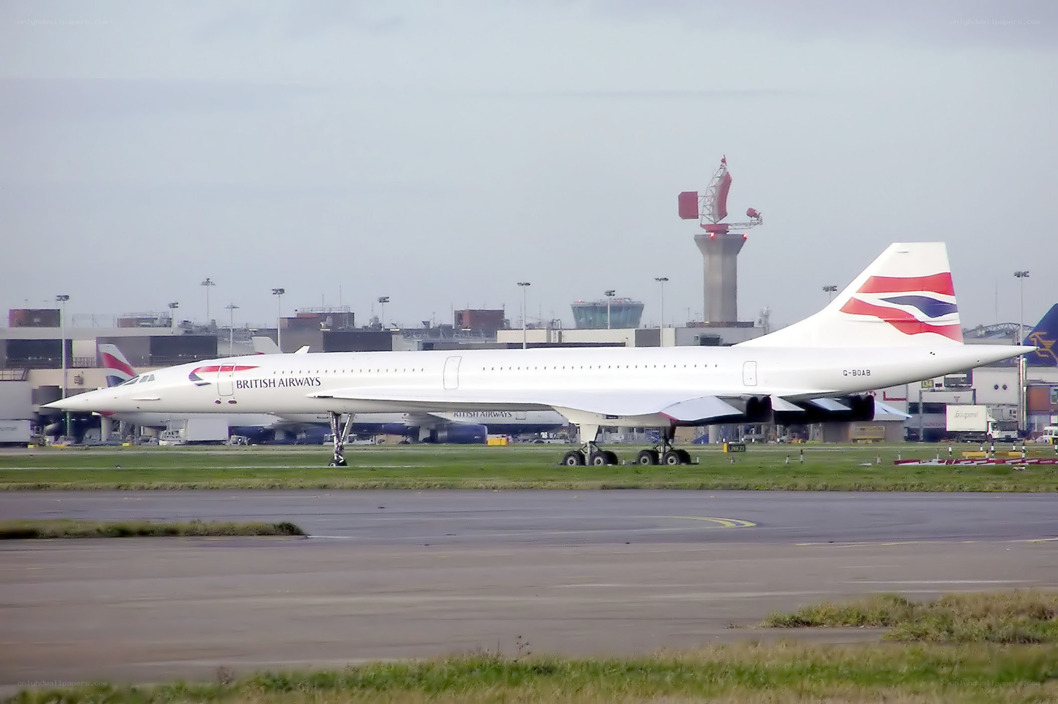 British Airways Concorde at airport