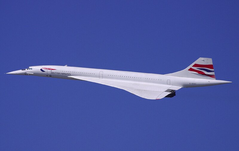 British Airways Concorde — Blue, Serene
