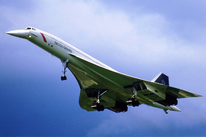 British Airways Concorde — Blue