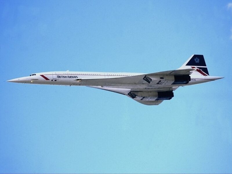 British Airways Concorde in flight