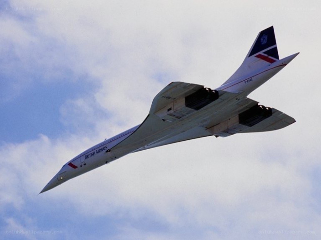British Airways Concorde in flight