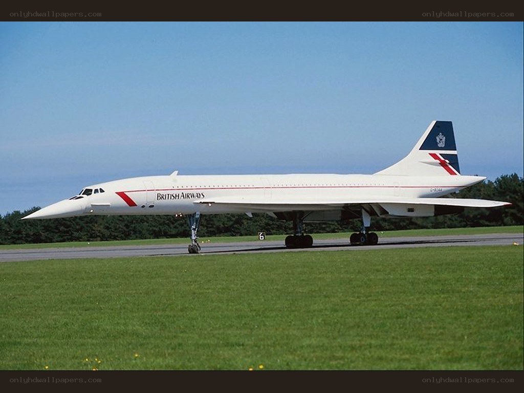 British Airways Concorde on runway
