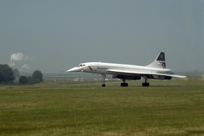 British Airways Concorde on runway