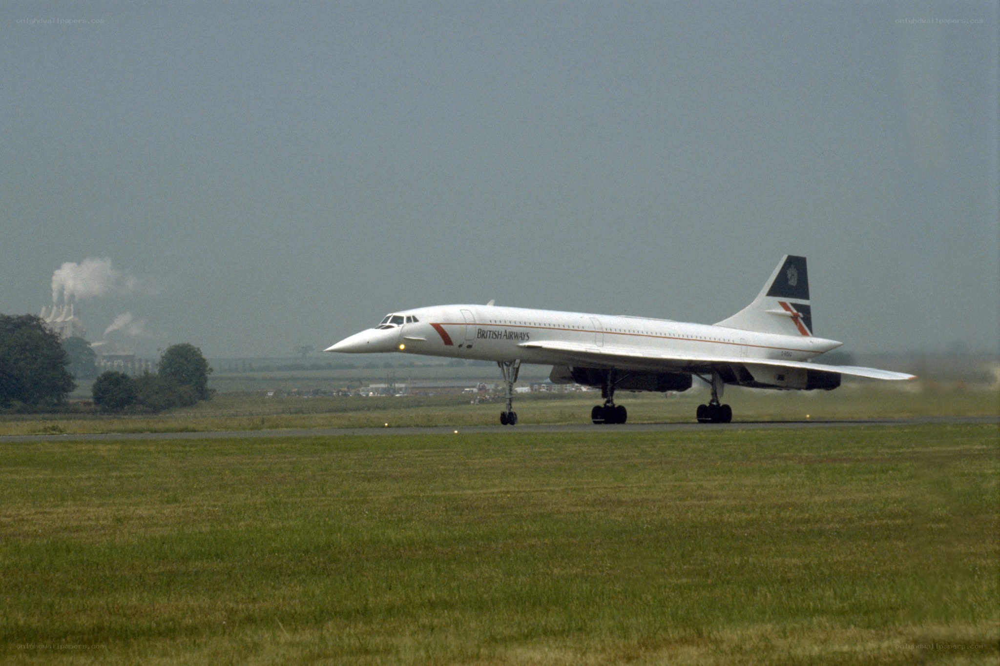 British Airways Concorde on runway
