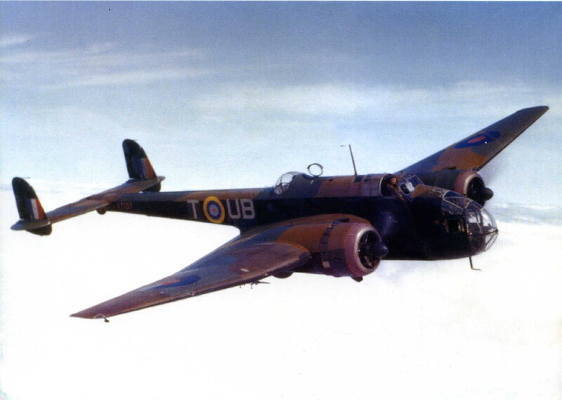 British Bomber Aircraft — Blue