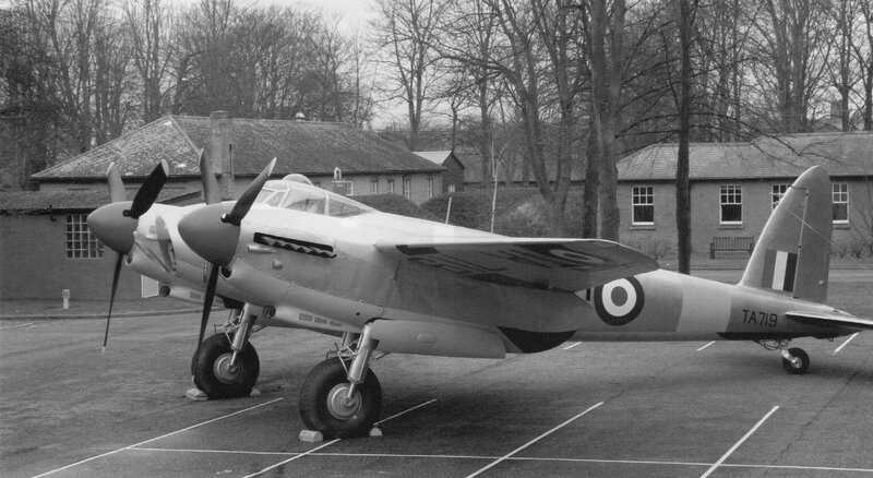 British Fighter Plane — Black