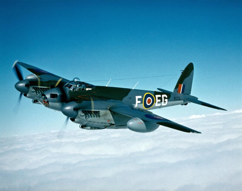 British Fighter Plane — Blue