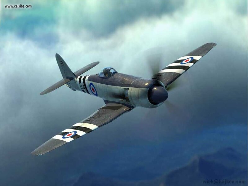 British Fighter Plane — Gray