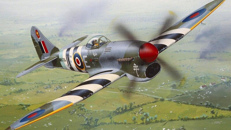 British Fighter Plane — Green