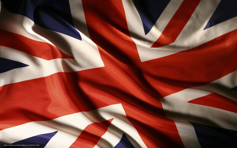 British flag waving