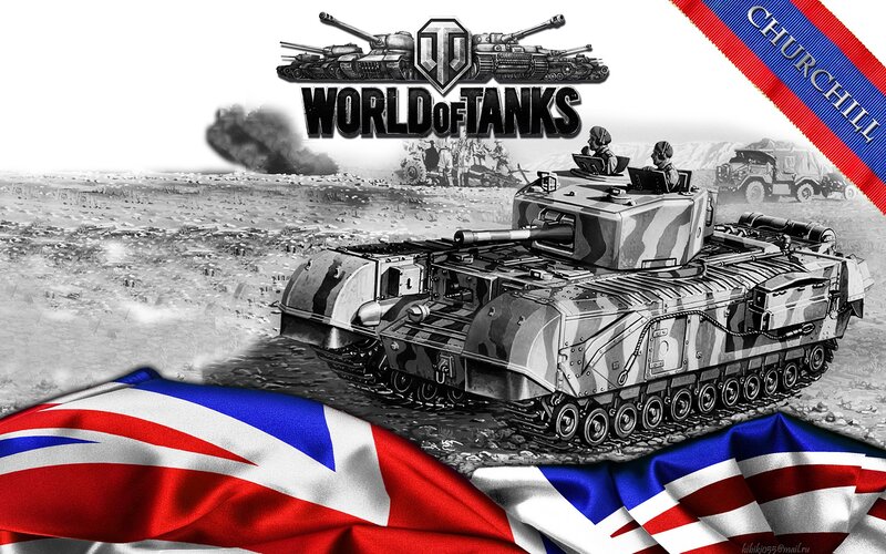 British Tank in Battle