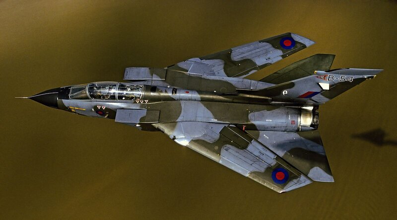 British Tornado Fighter Jet — Gray