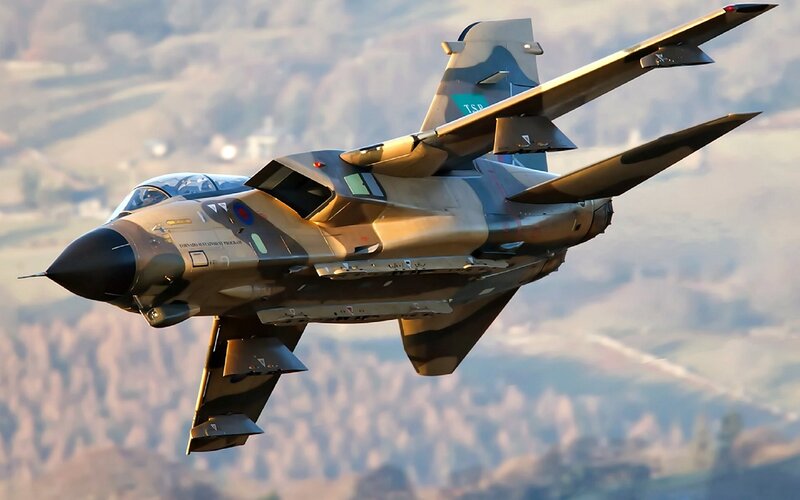 British Tornado Jet — Brown