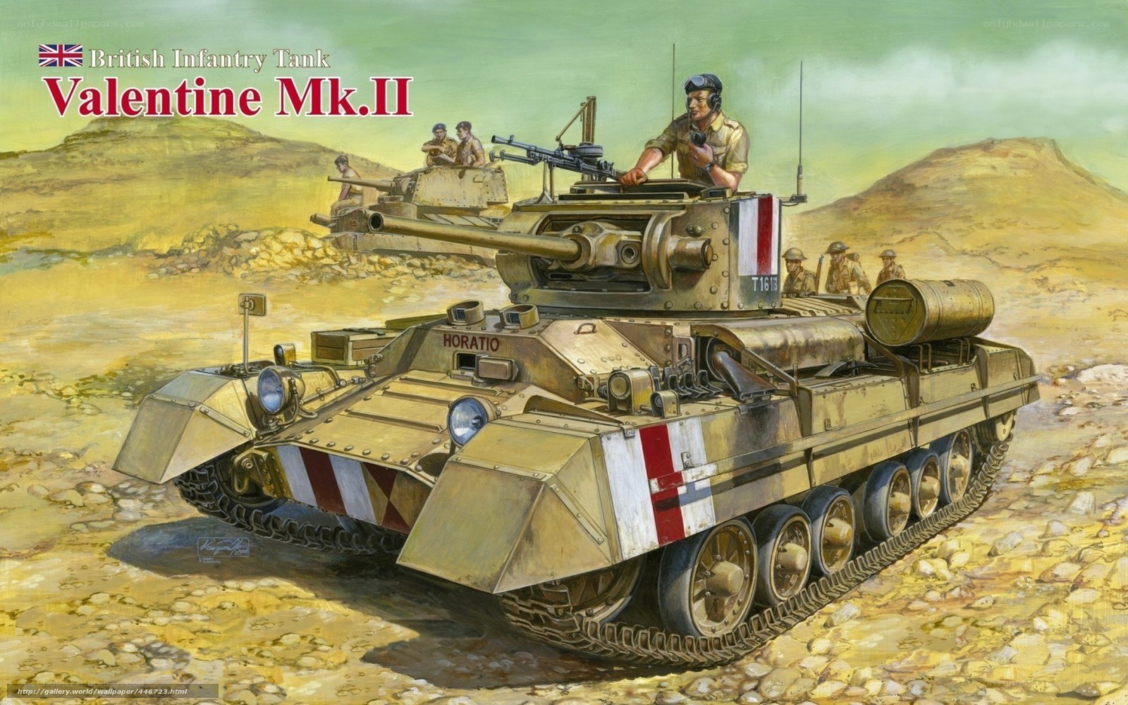British Valentine Mk.II tank