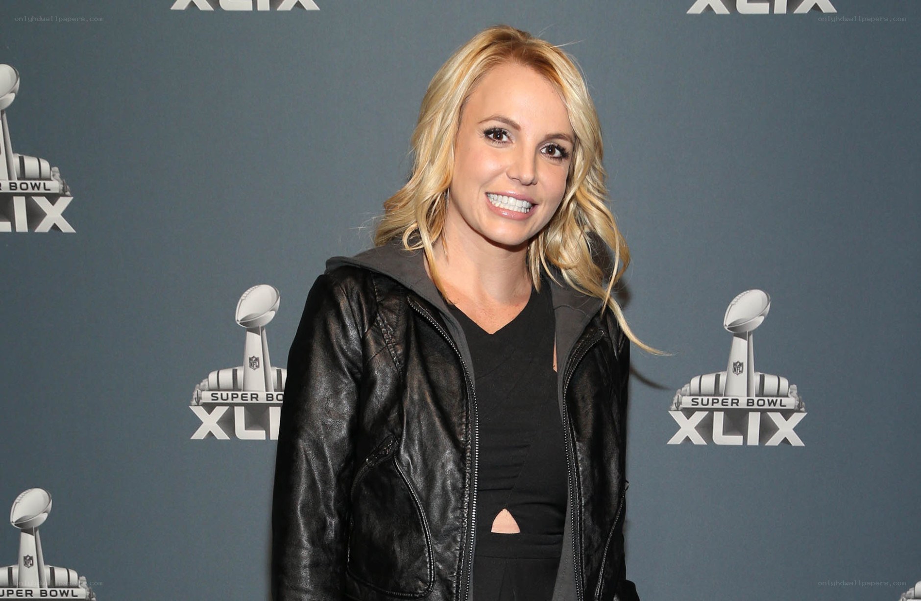 Britney Spears at Super Bowl event