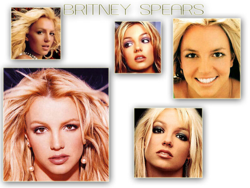 Britney Spears Collage — Blonde, Neutral