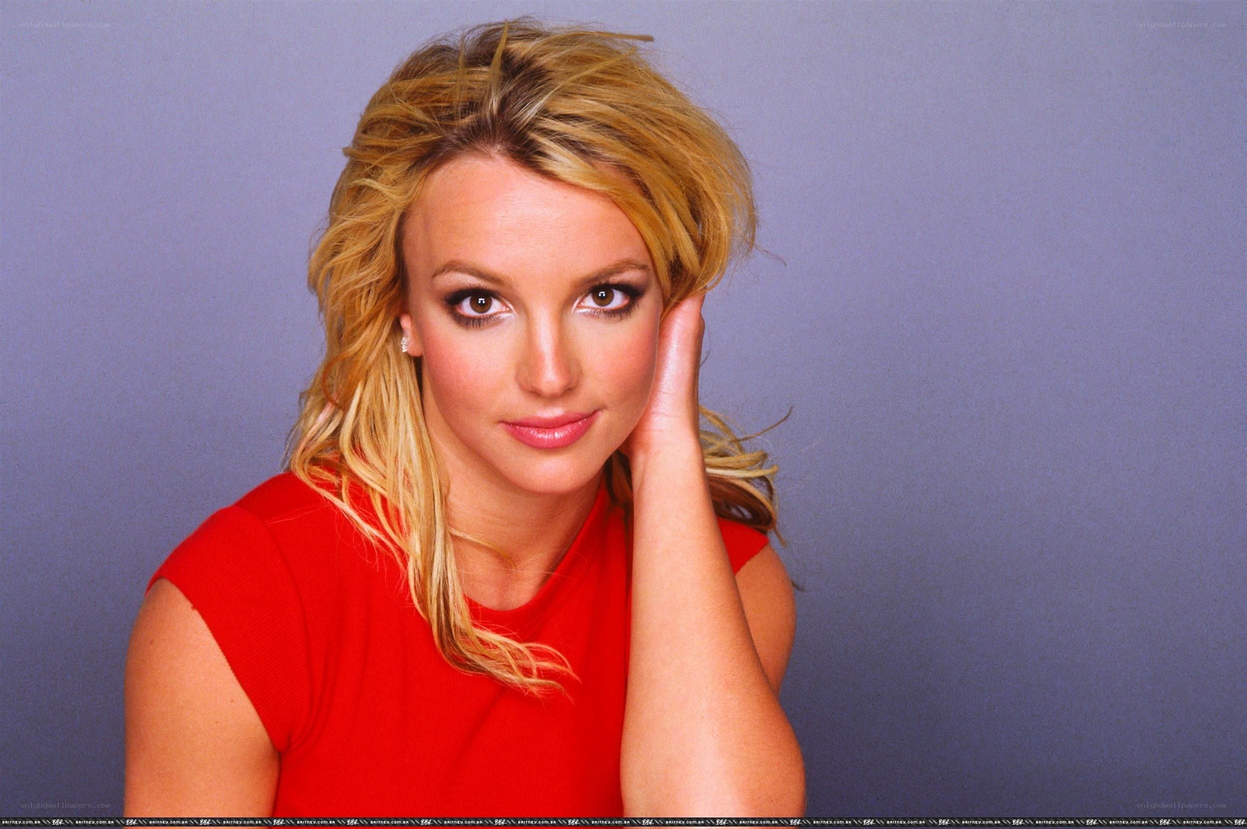 Britney Spears in red dress